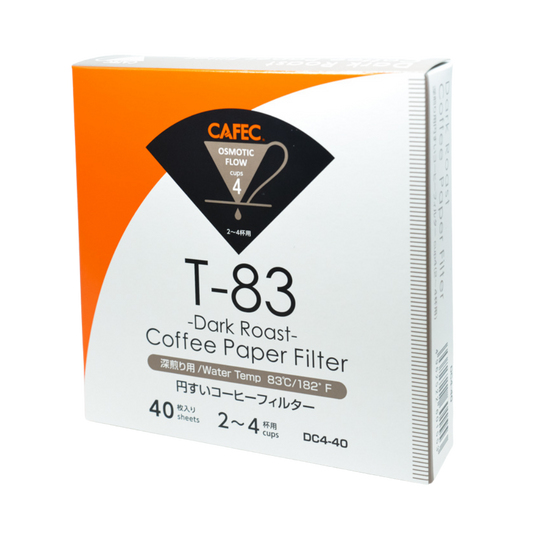 Cafec 2 Cup Dark Roast Filter Paper 40 Pack