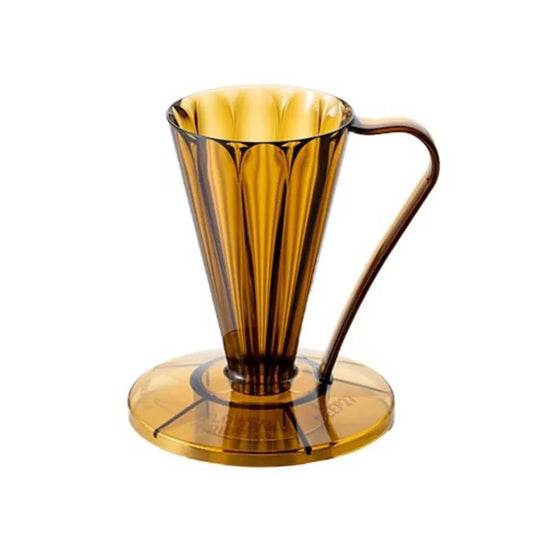 Cafec Deep 27 Clear Brown Flower Dripper