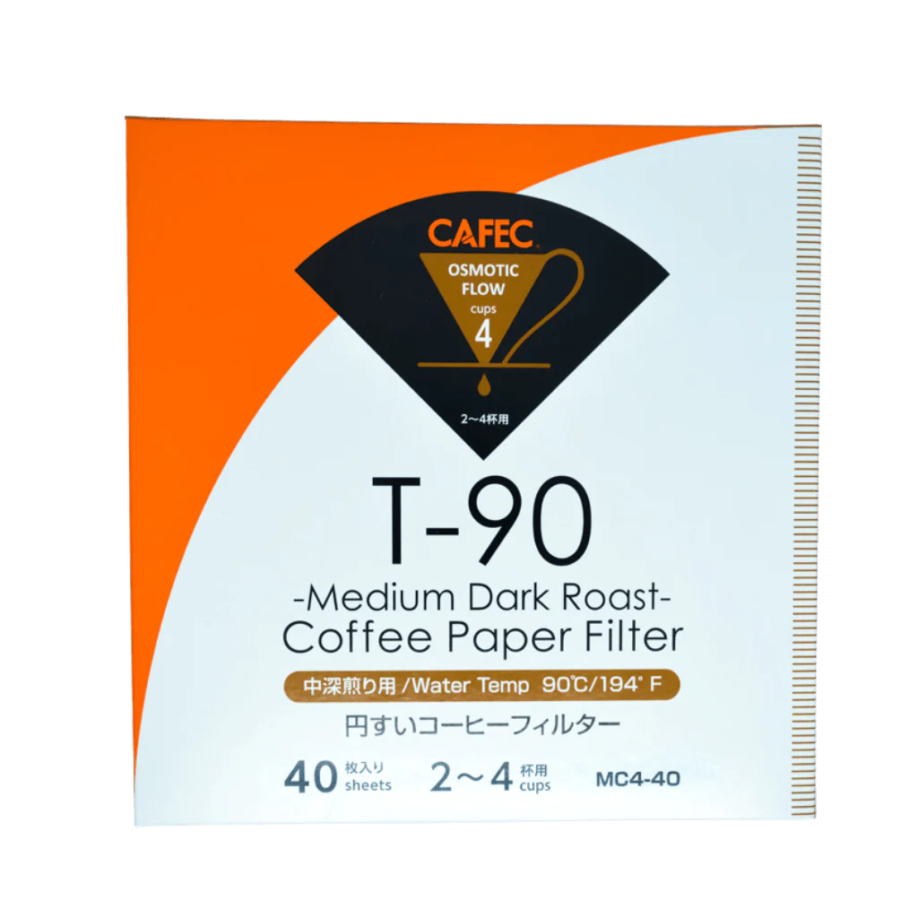 Cafec 2 Cup Medium Roast Filter Paper 40 Pack