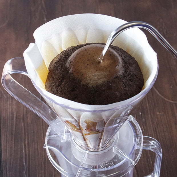 Cafec Deep 45 Black Flower Dripper