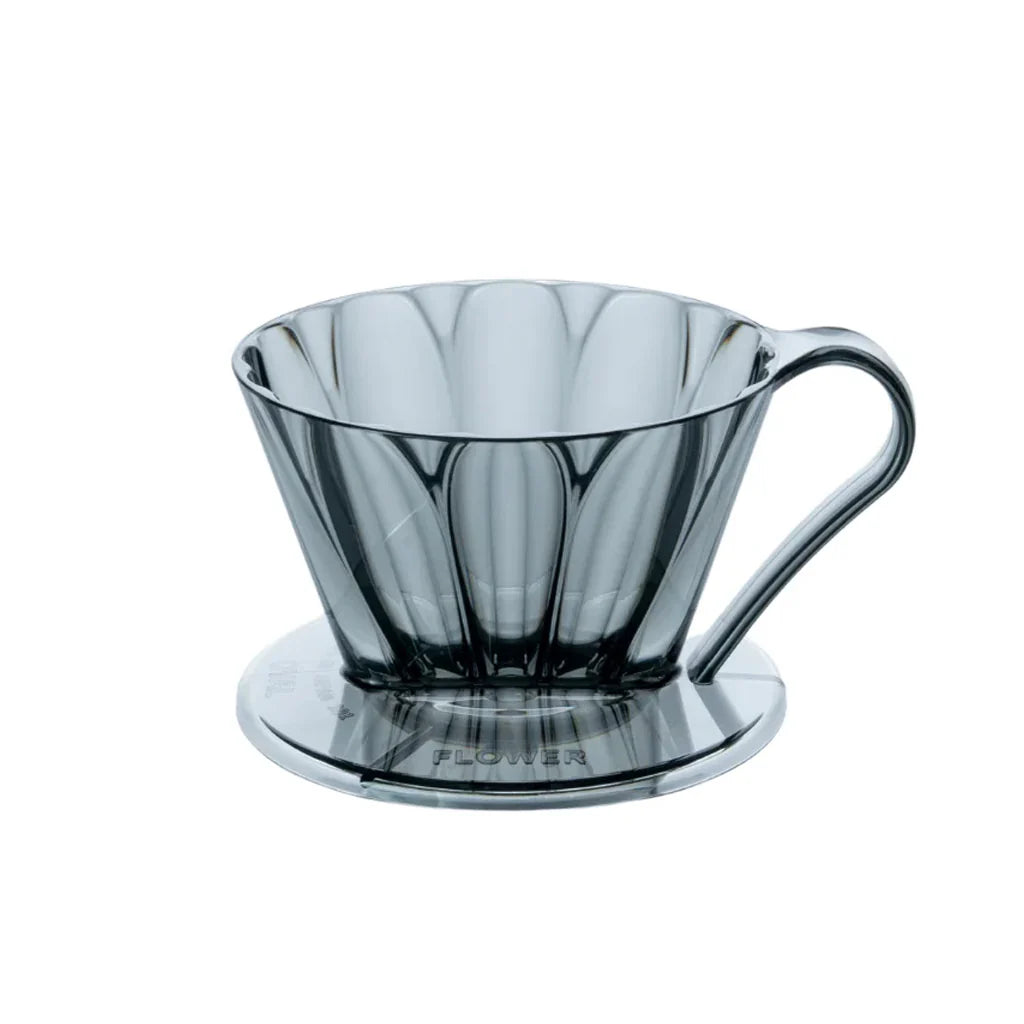 Cafec 101 Black Flower Oval Dripper
