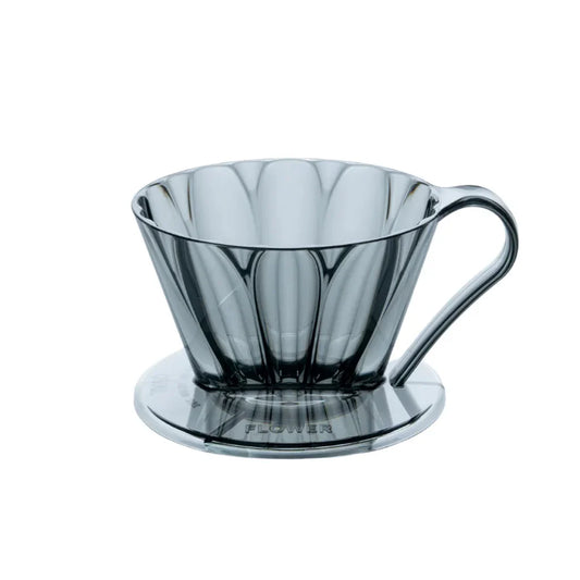 Cafec 101 Black Flower Oval Dripper