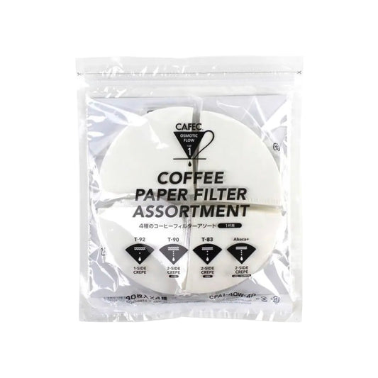 Cafec 1 Cup Assorted Filter Paper Pack