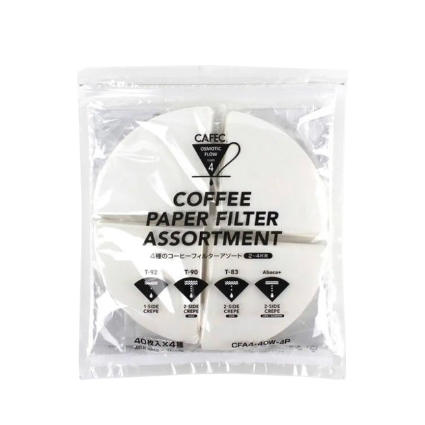 Cafec 2 Cup Assorted Filter Paper Pack