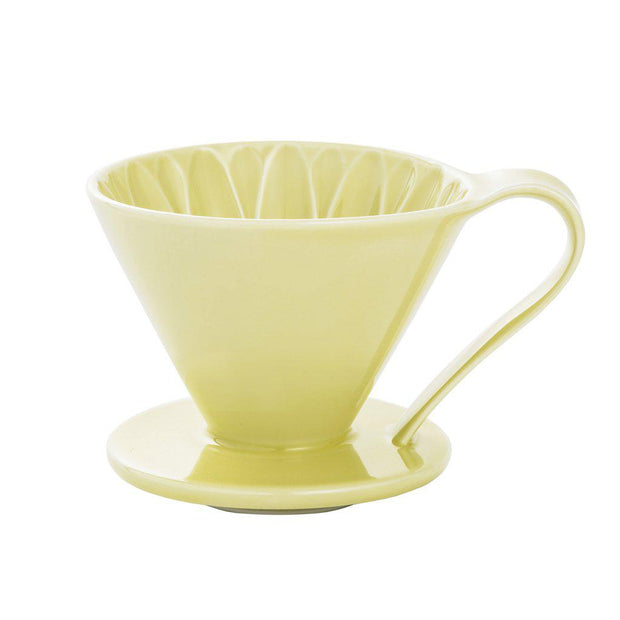 Cafec 1 Cup Yellow Flower Dripper