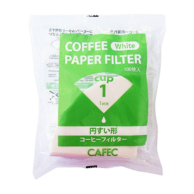 Cafec 1 Cup Filter Paper 100 Pack