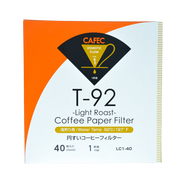 Cafec 1 Cup Light Roast Filter Paper 40 Pack