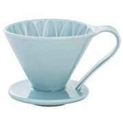 Cafec 2 Cup Blue Flower Dripper