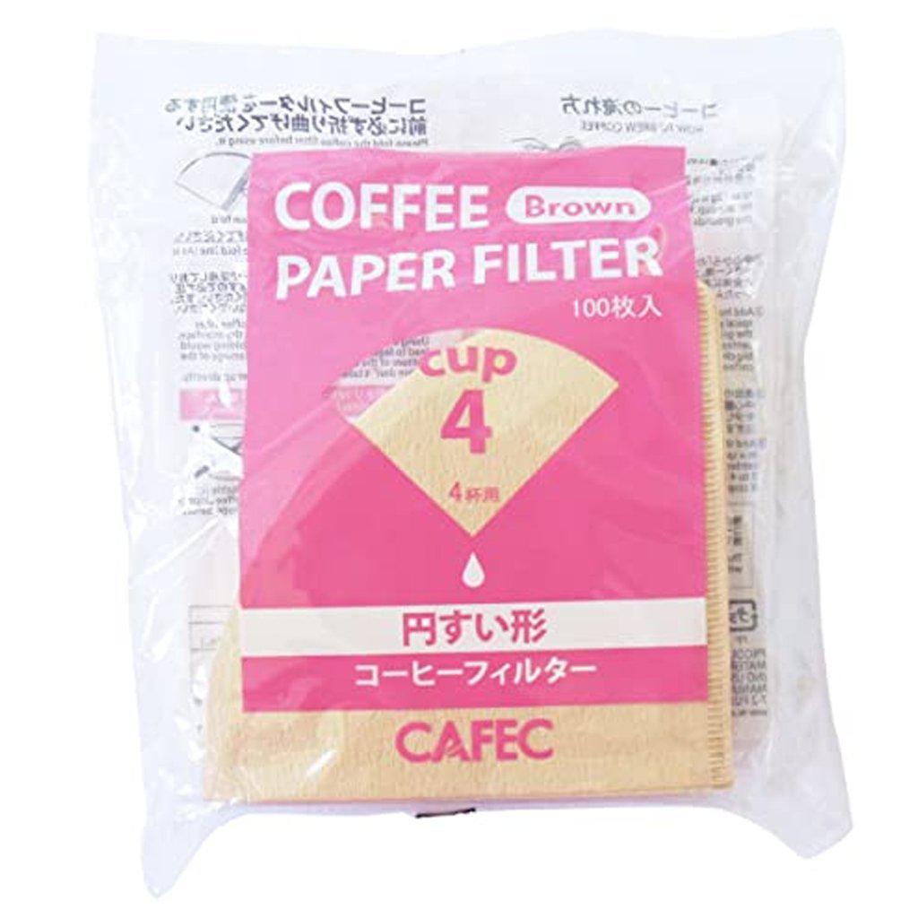 Cafec 2 Cup Brown Filter Paper 100 Pack