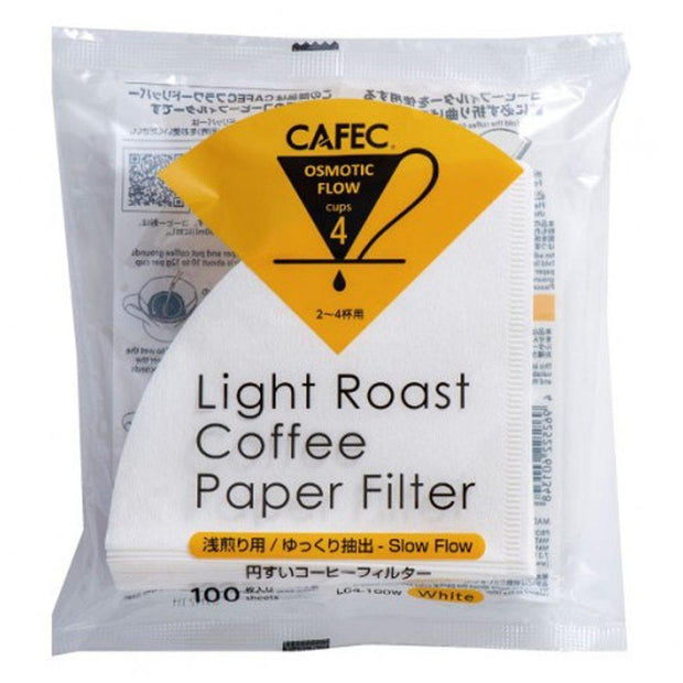 Cafec 2 Cup Light Roast Filter Paper 100 Pack