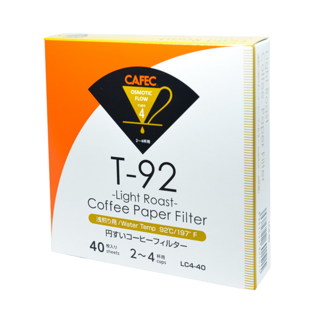 Cafec 2 Cup Light Roast Filter Paper 40 Pack