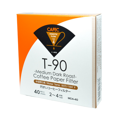 Cafec 2 Cup Medium Roast Filter Paper 40 Pack
