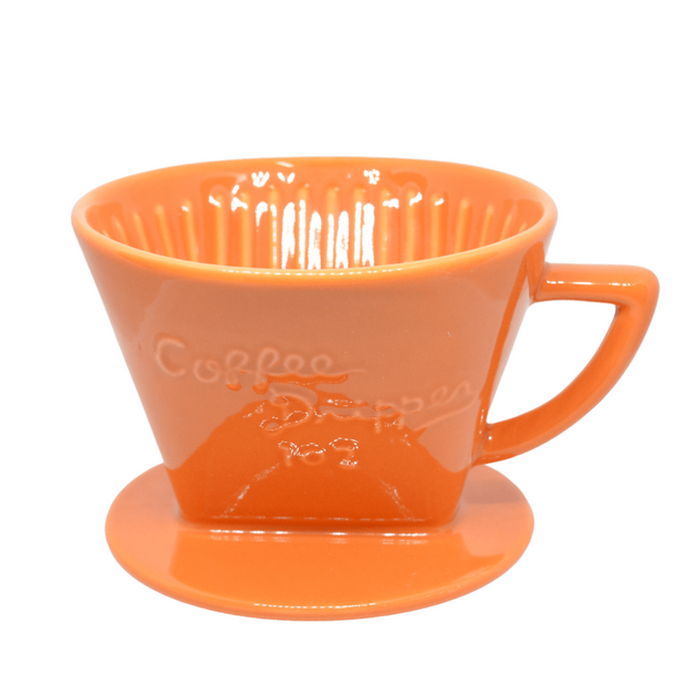 Cafec 3-5 Cup Orange Trapezoid Dripper