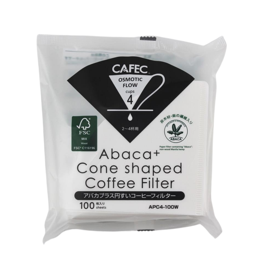 Cafec 2 Cup Abaca Plus Filter Paper 100 Pack