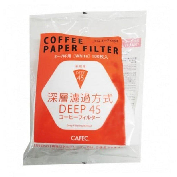 Cafec Deep Dripper Filter Paper 100 Pack