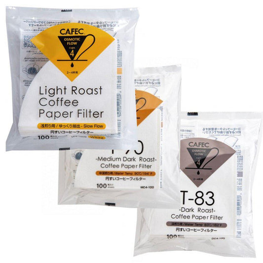 Cafec 2 Cup Roast Filter Paper Pack